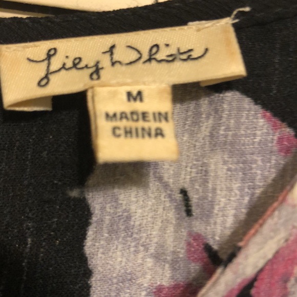 Lily White Floral Mini Dress - Picture 2 of 4